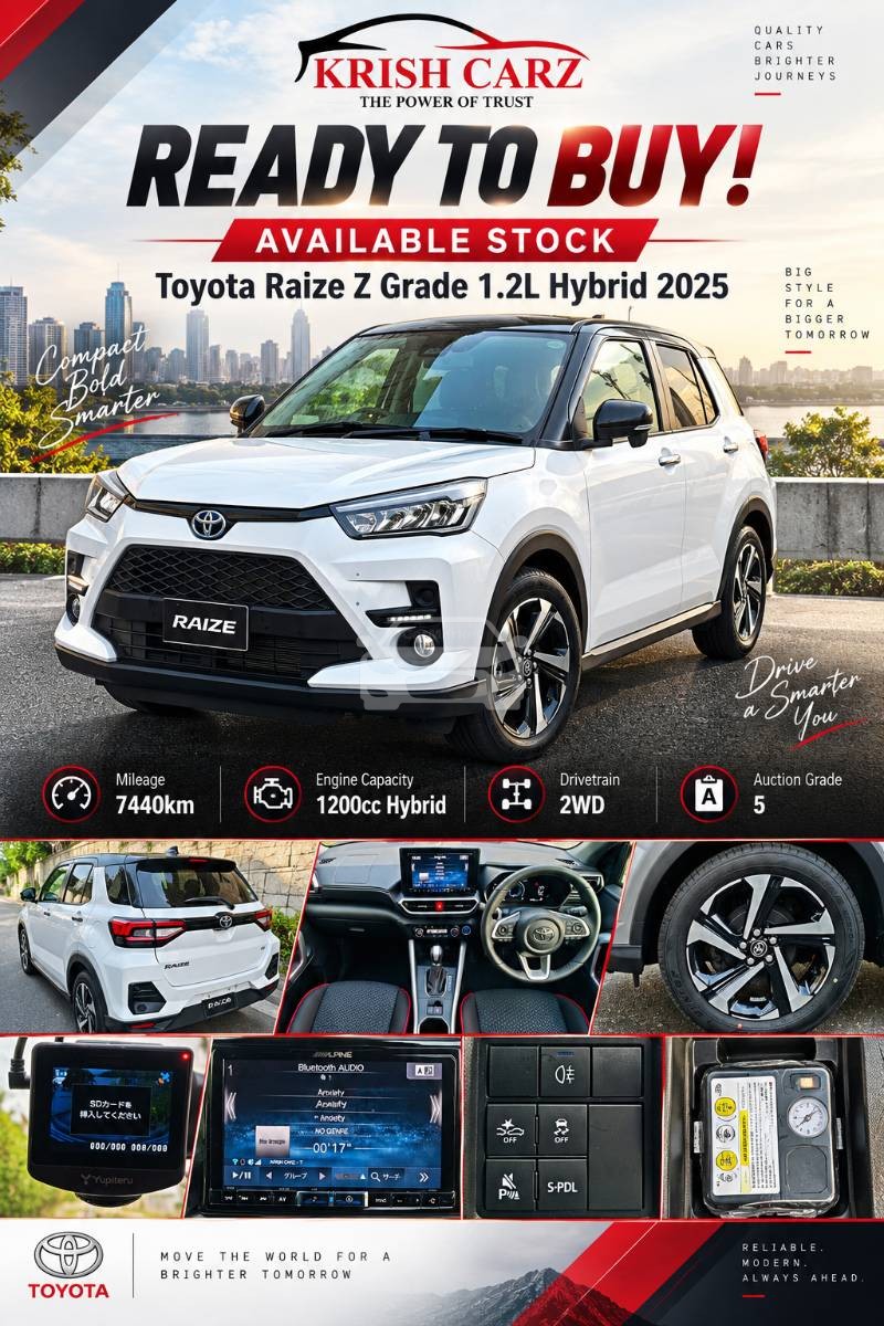 Image Toyota Raize Z Grade 1.2L Hybrid 2025 